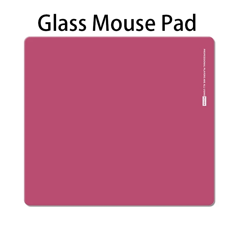 New Art Letter Minimalist Glass Gaming Mouse Pad - XXL Hard Tempered Photovoltaic Surface for FPS eSports & Professional Gaming