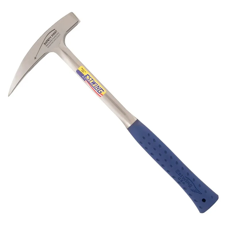 Martillo geológico importado de Estados Unidos, de mango largo y punta, modelo Estwing E3-23LP