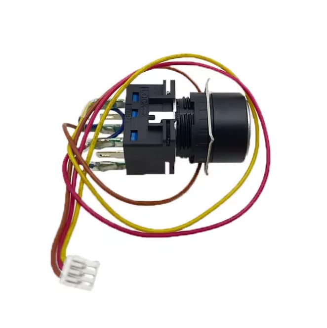 

YRC1000 Controller IDEC 16mm Key Selector Switch LB1K-3T2A With Wire