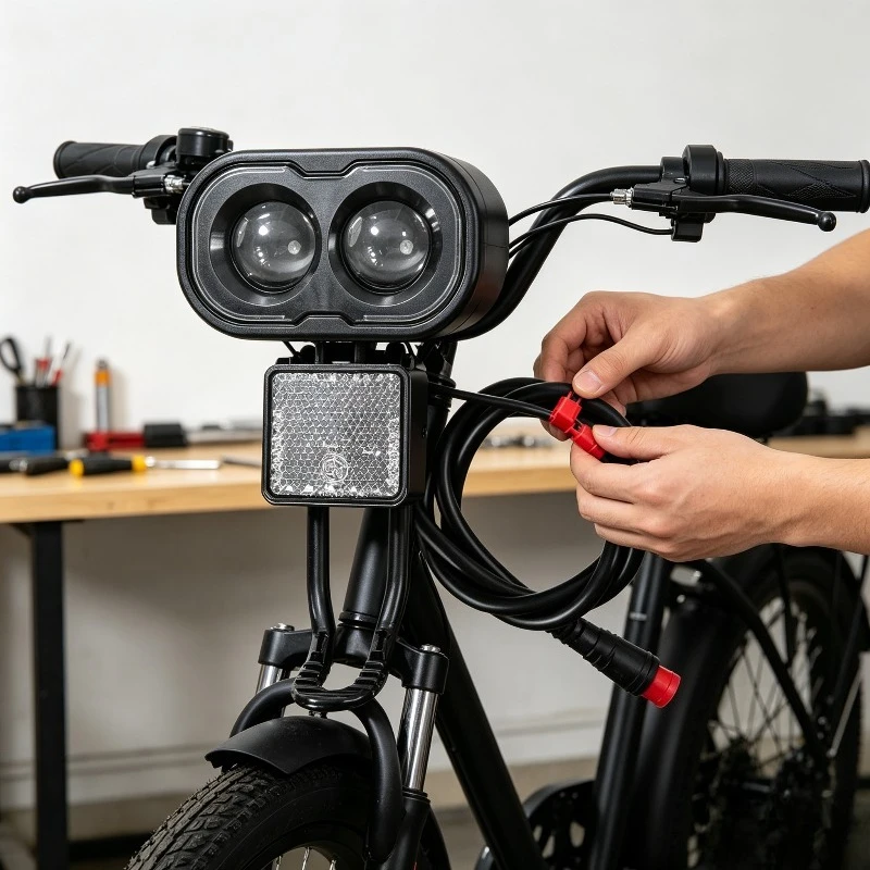 12v-48v-electric-bike-led-headlight-dh007p-2pin-sm-waterproof-plug-bike-lighting-night-riding-equipment-mountain-road-bike