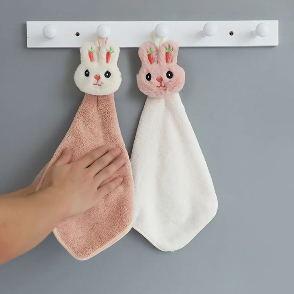 

Microfiber H Towel Quick Drying Water Absorption Bathroom Cleaning Supplies Hanging Loop Storage Kitchen Glass Wipe Practical