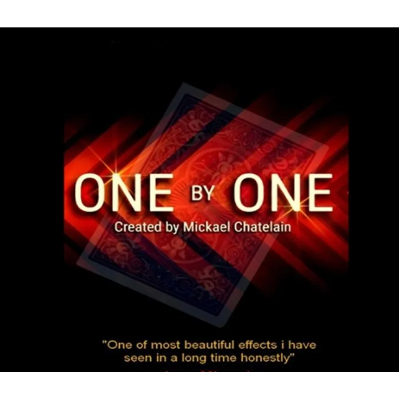 

Колода для фокусов One By One от Микаэля Шателена: трюки, иллюзии, реквизит для профессиональных магов, забавные фокусы