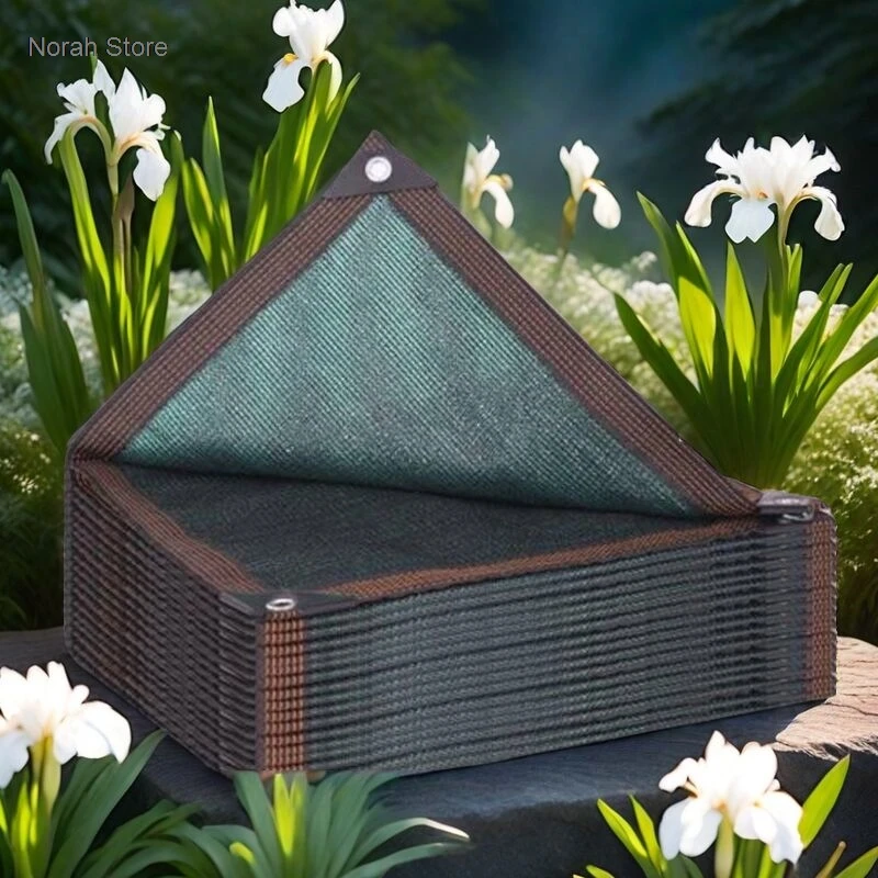 3/6/12Pin Black Sunshade Net Shading 40~90% Garden Plant Greenhouse Shade Cover Swimming Pool Outdoor Awnings Terrace Sun Sail﻿﻿