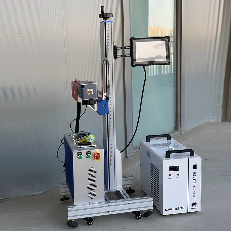 Hight quality flying UV Laser Marking machine for projection necklace LME-UF