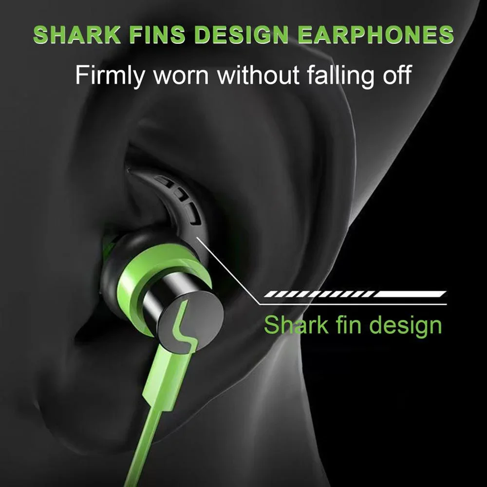 3.5 ملم سماعات أذن سلكية داخل الأذن ميكروفون باس HiFi سماعات أذن استريو رياضية تحكم في الخط لهاتف آيفون وسامسونج وشاومي #3