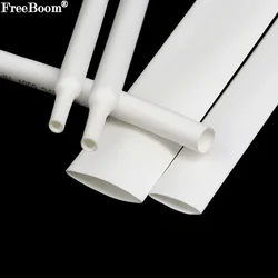 1~10m Heat Shrink Heatshrink Tube 2:1 White Diameter 0.6mm ~ 80mm Tubing Sleeving DIY Wrap Wire Repair Cable Protecctor