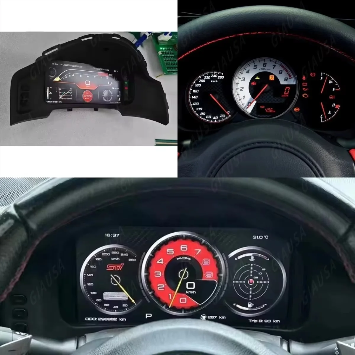 12.3 Inch Digital Cluster for Toyota 86 Subaru BRZ 2012-2021