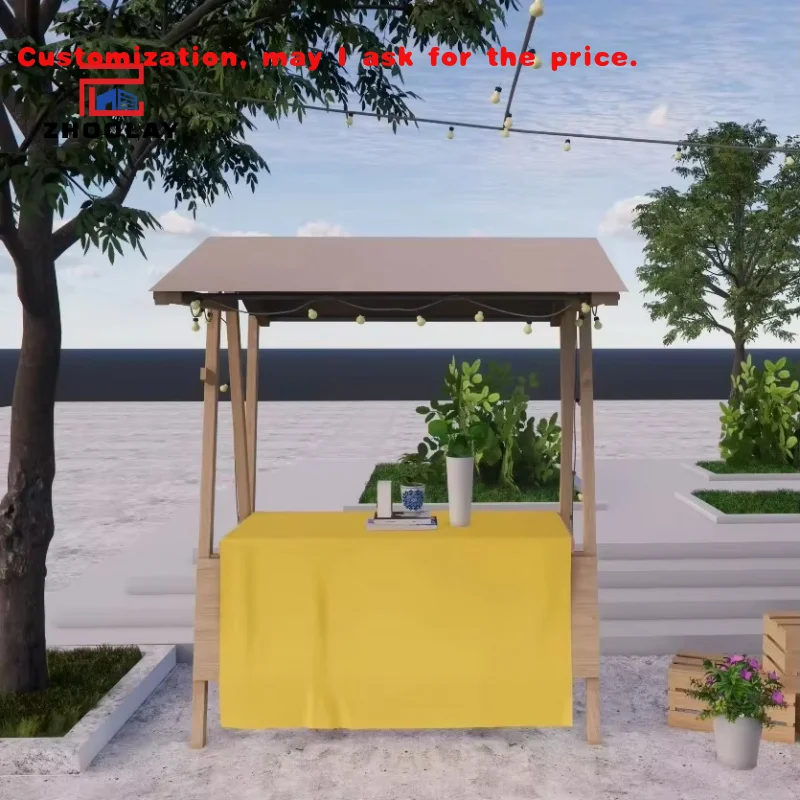 

custom.Bazaars Event Stall Mobile Stand Rack Minimalist Style Commercial Booth Stand Individual Shop