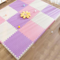 16Pcs 2.5cm Baby Play Mat Thickness Multi Colour Foam Crawling Mat Soft Comfortable Foam Tiles Foam Puzzle Play Interlocking Mat