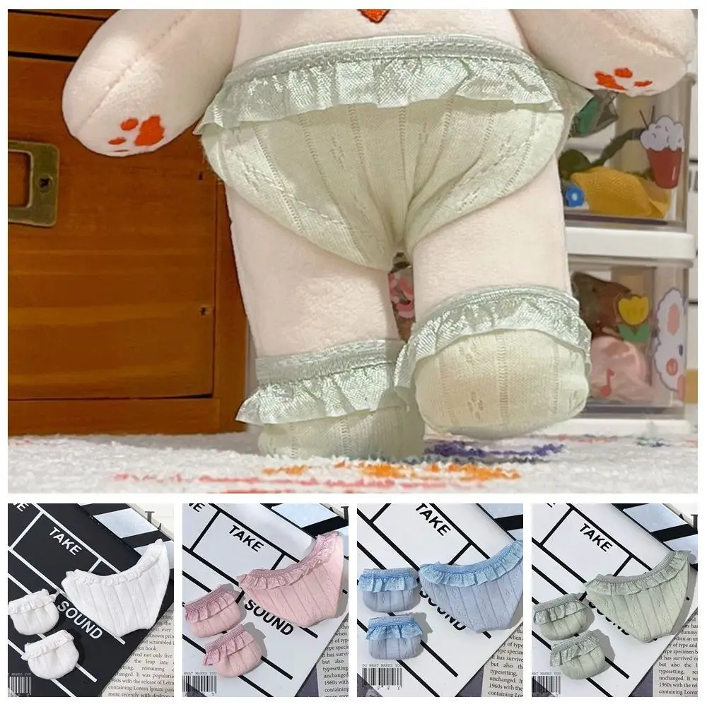 Cuecas 20cm algodão boneca roupas leggings acessórios de brinquedo algodão boneca roupa vestido coleção multi cor