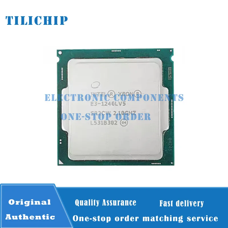 E3-1240LV5 E3 1240LV5 SR2CW CPU E3 1240L V5 2.1 GHz 4-Core 8-Thread 25W LGA 1151