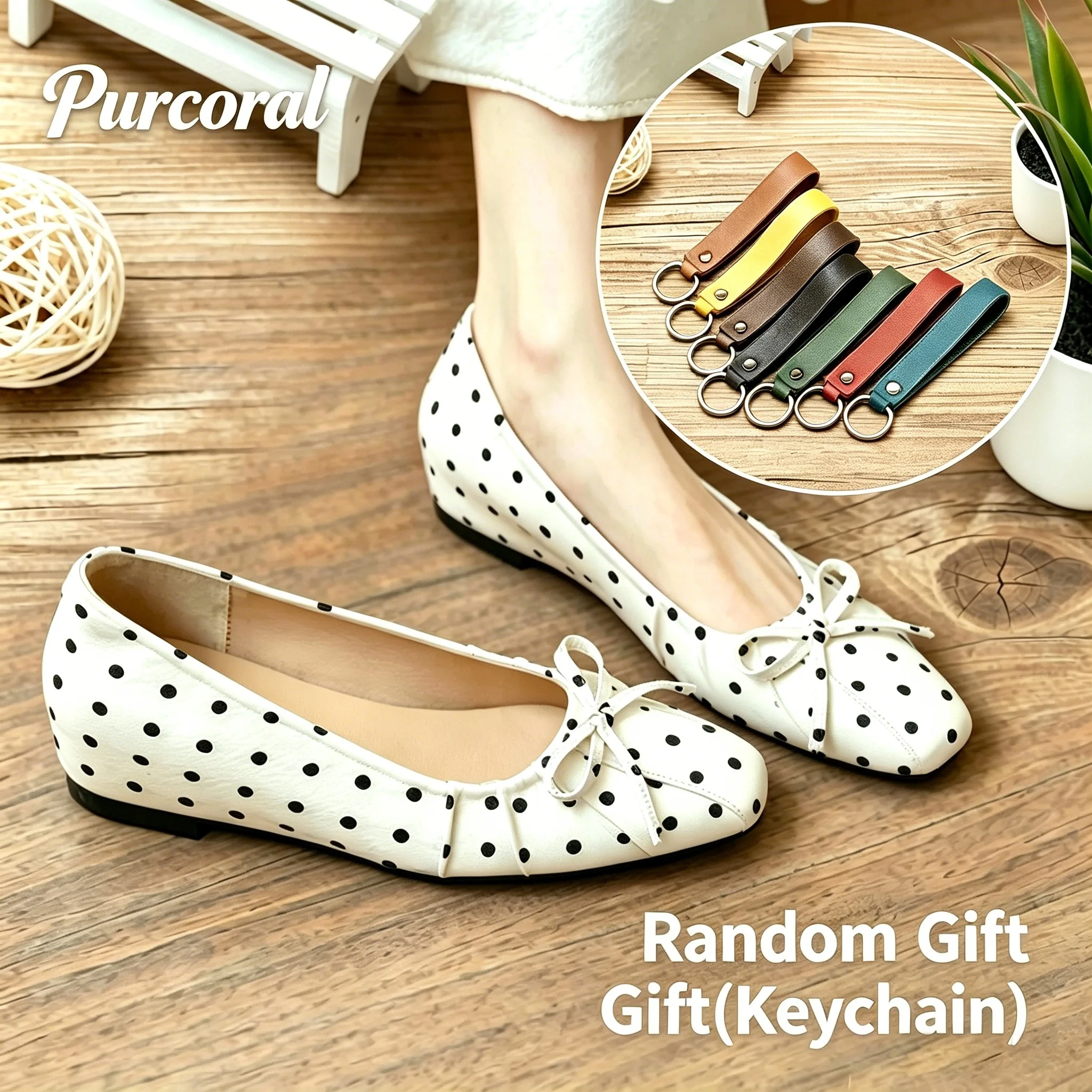 

Purcoral 2026 New 3cm Height Increasing Square Leopard Print Shallow Mouth Sloping Heel Women's Singles Shoes