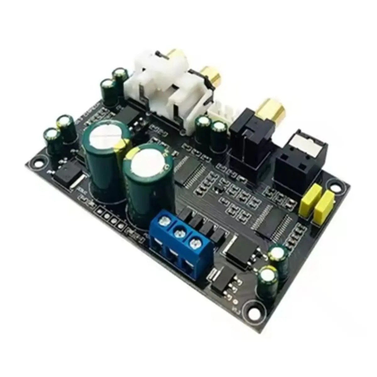 Promotion Coaxial Optical Fiber Audio Decoder Board 24Bit 192KHz Sound Card Digital to Analog Converter Module Decoder Board