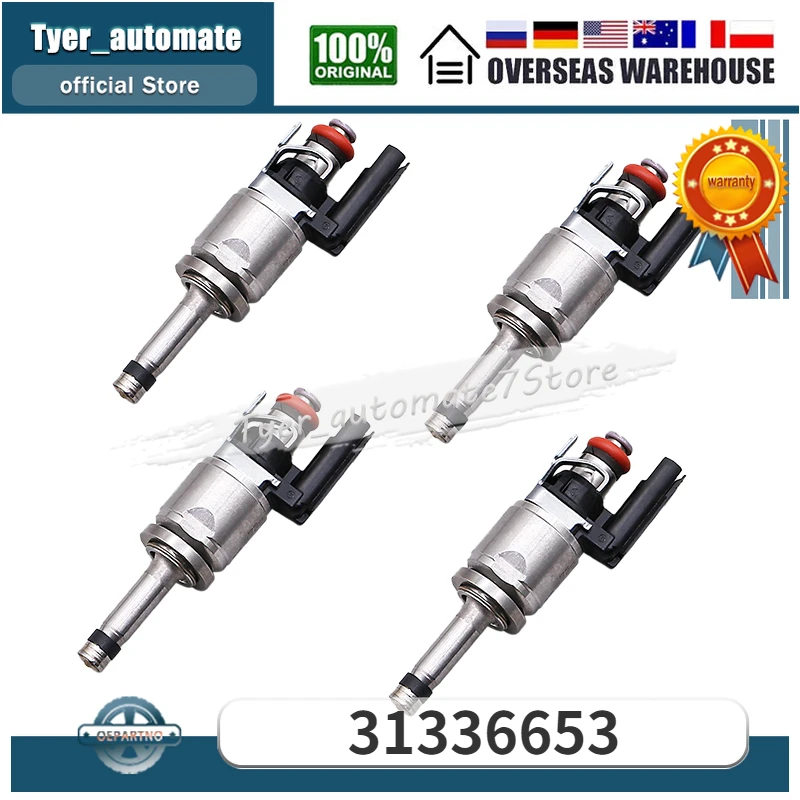 

For 2014-2015 Volvo S60 S80 V60 V70 XC60 XC70 2.0l 4Pcs Fuel Injectors 31336653