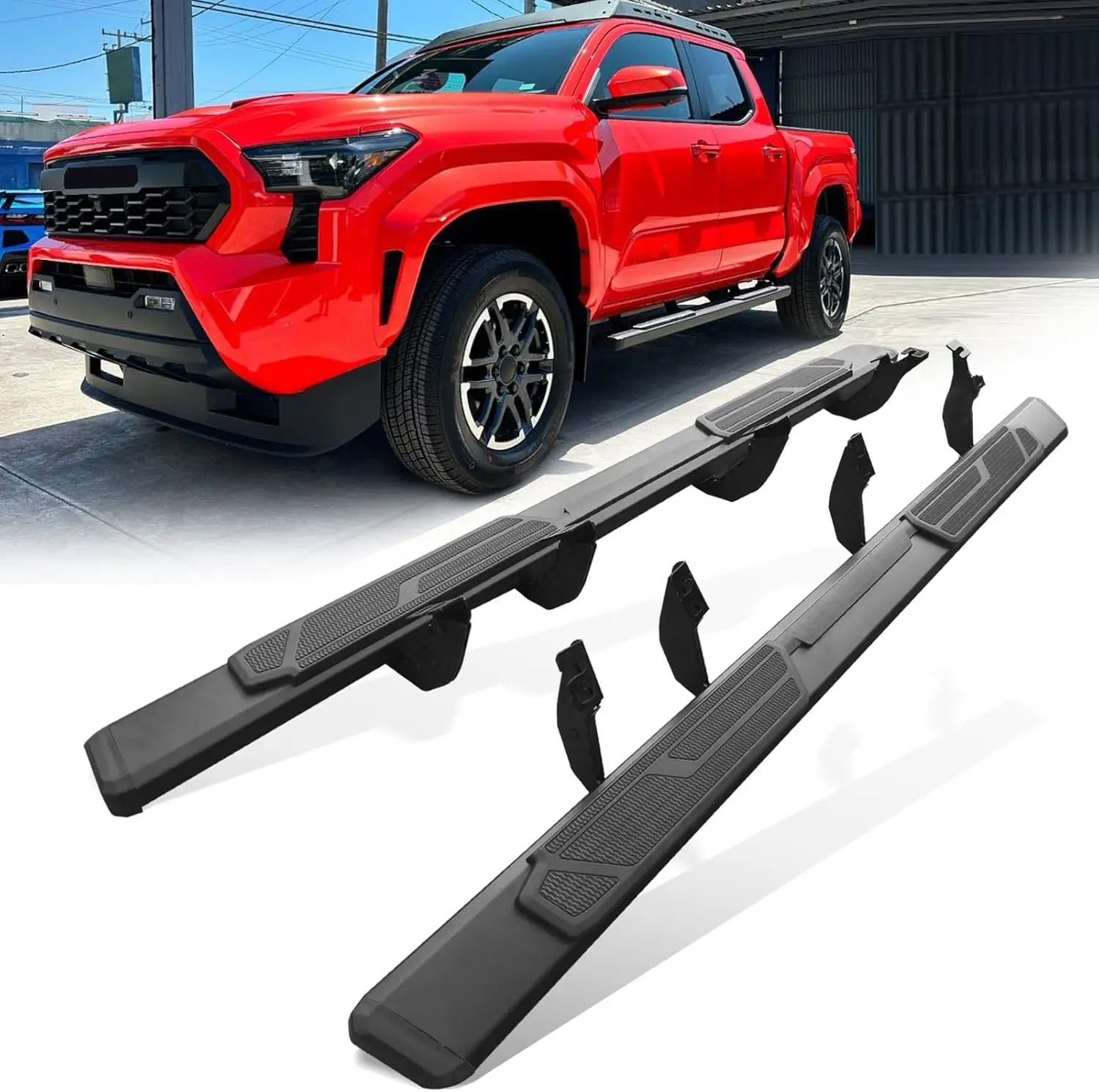 600 lbs Running Boards for 2024-2026 Toyota Tacoma Double Cab, Heavy-Duty, Easy Access
