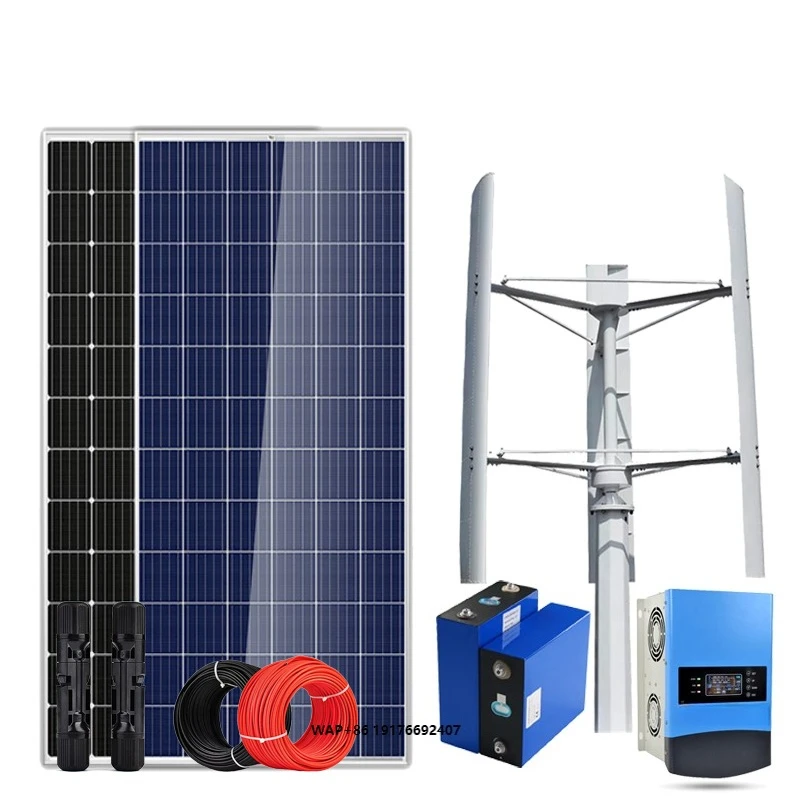 Wind-solar Hybrid Wind Power Generation System 1kw 3kw 5kw 10kw 15kw 20kw Off-grid Wind Power Generation System