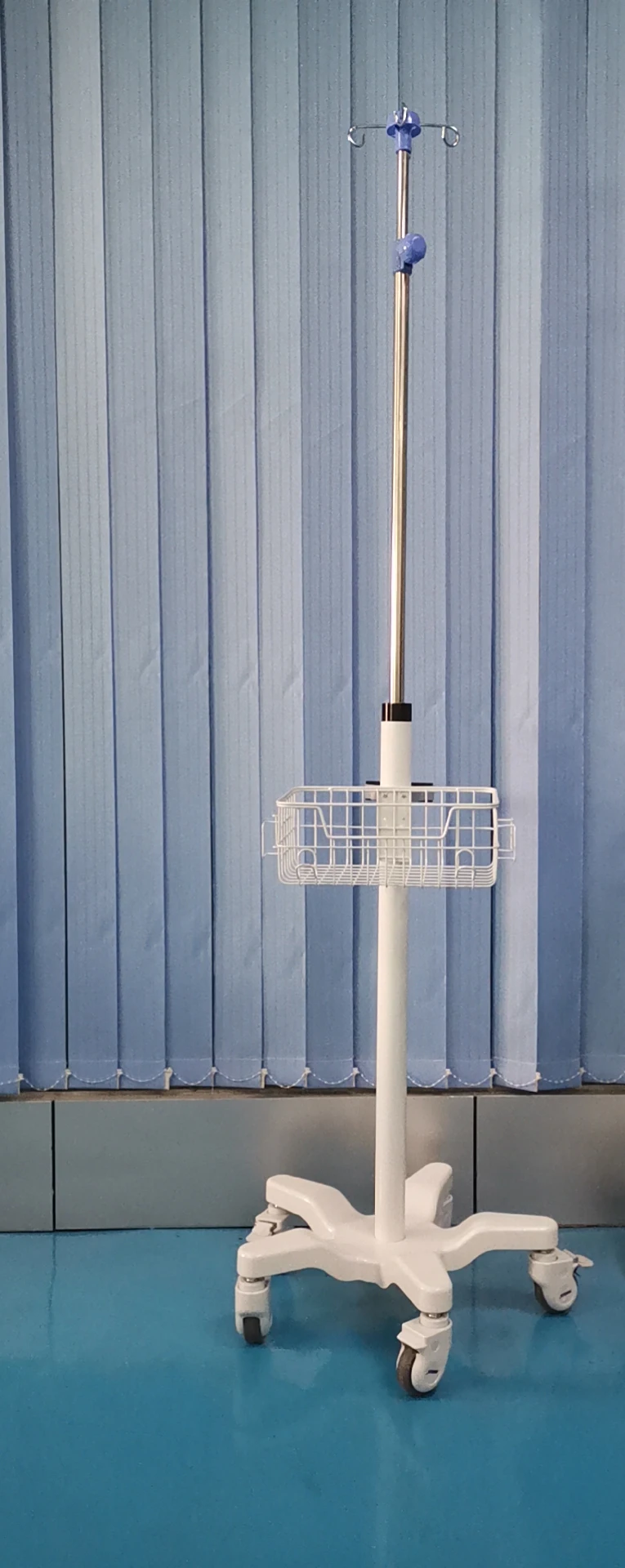 Troli Stainless Steel Pompa Infus Rumah Sakit