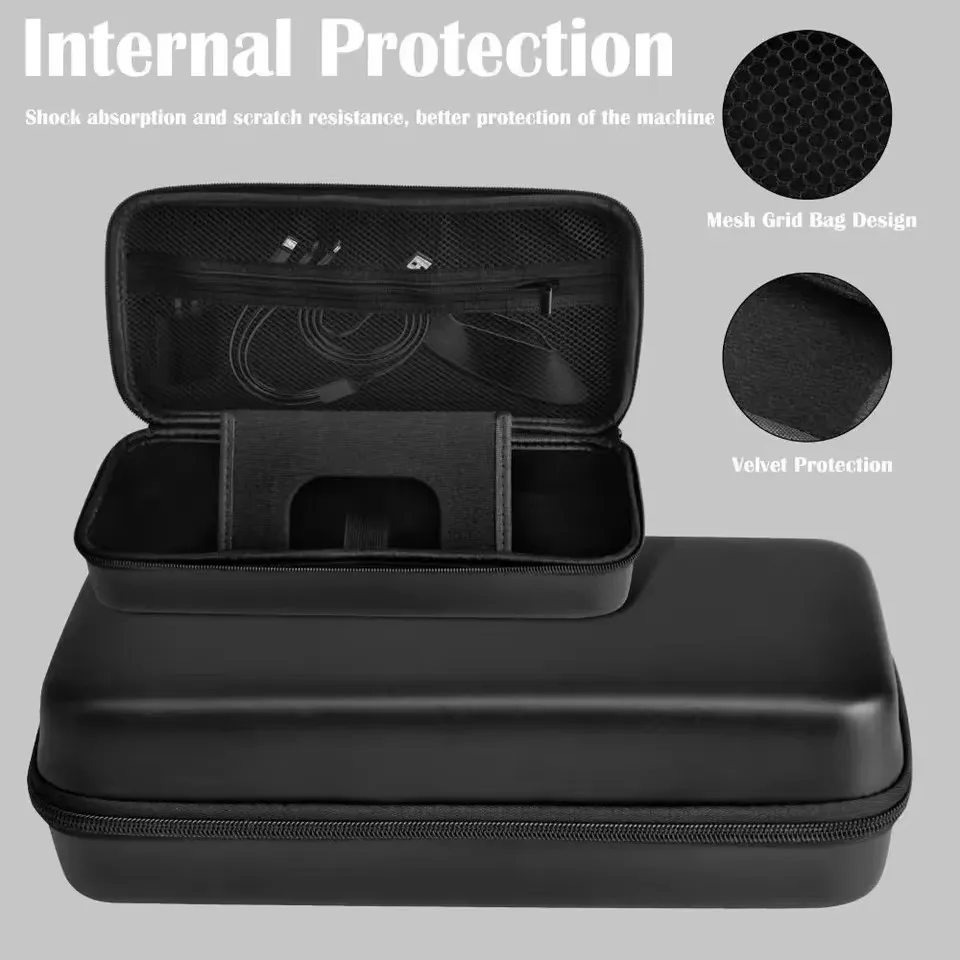 Glass+Bag for Claw 8 AI+ 2025 Screen Protector Tempered Glass Film EVA Portable Case for MSI Claw 8 AI+ Protector Accessories