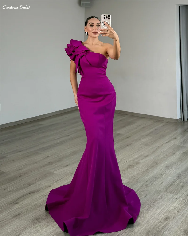 

Contessa Customized Backless Sleeveless Prom Dress Bell skirt Floor-Length robes de soirée Sheath Mermaid Formal events dress