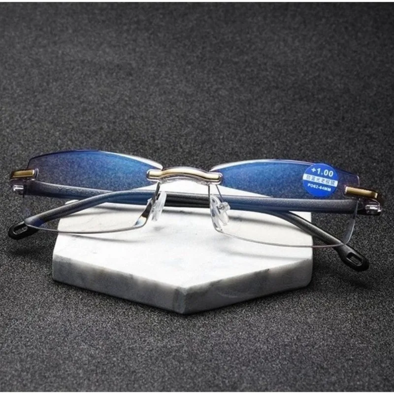 Quadratische klassische Leseglaslinsen +1,0 ~ +4,0 Anti-Strahlungs-Brille für Damen – Detail 2