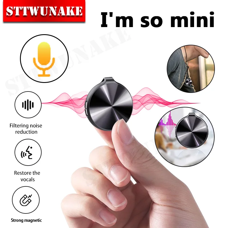 Mini Record Voice Activated Recorder Digital Recording Device Sound Professional Dictaphone Audio Micro Listening Small Player