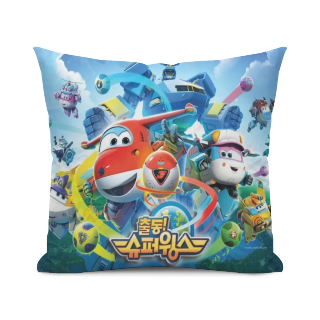 Super Wings Pillow Cushion Case  Dakimakura Cover Decorative Sleeping 45x45cm