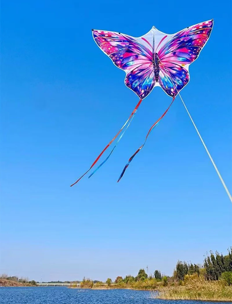 Frete grátis borboleta pipa voando para crianças pipas fábrica brinquedo esportes vento pipa crianças desinfetante para as mãos brinquedos para menino kitesurf