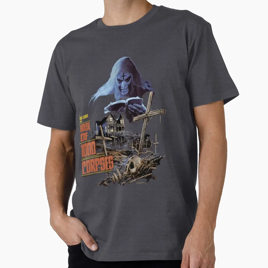 Retro Devil Horror Movie 1216 House of 1000 corpses Rob zombie Gift t shirt Killer Clown Horror  Clothes All size Tops S-6XL