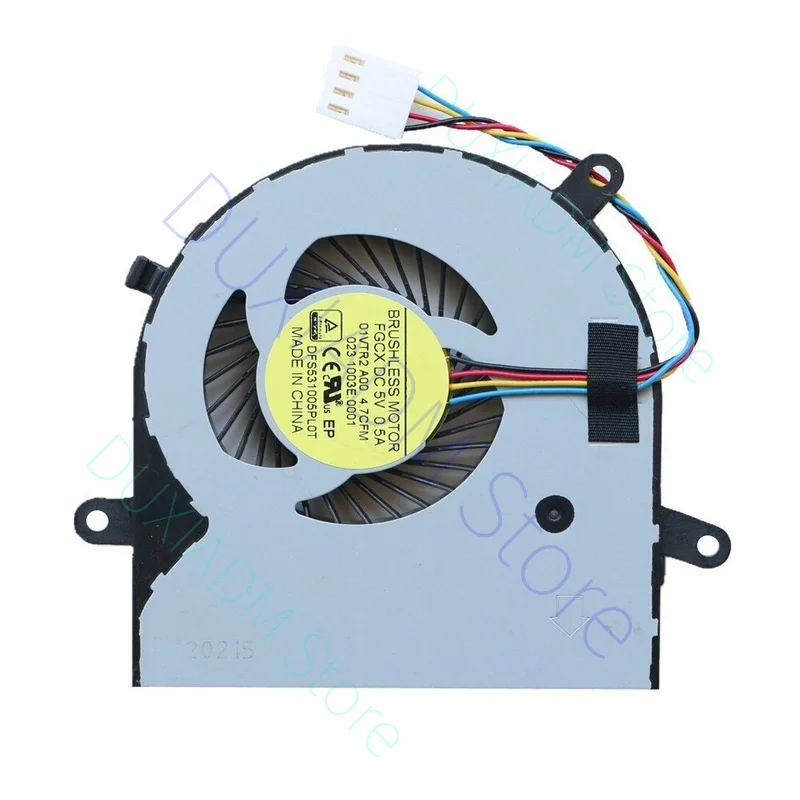 Вентилятор процессора для DELL Inspiron 24 3455 3459 01VTR2 1VTR2 DFS 531005 PL0T FGCX, новый