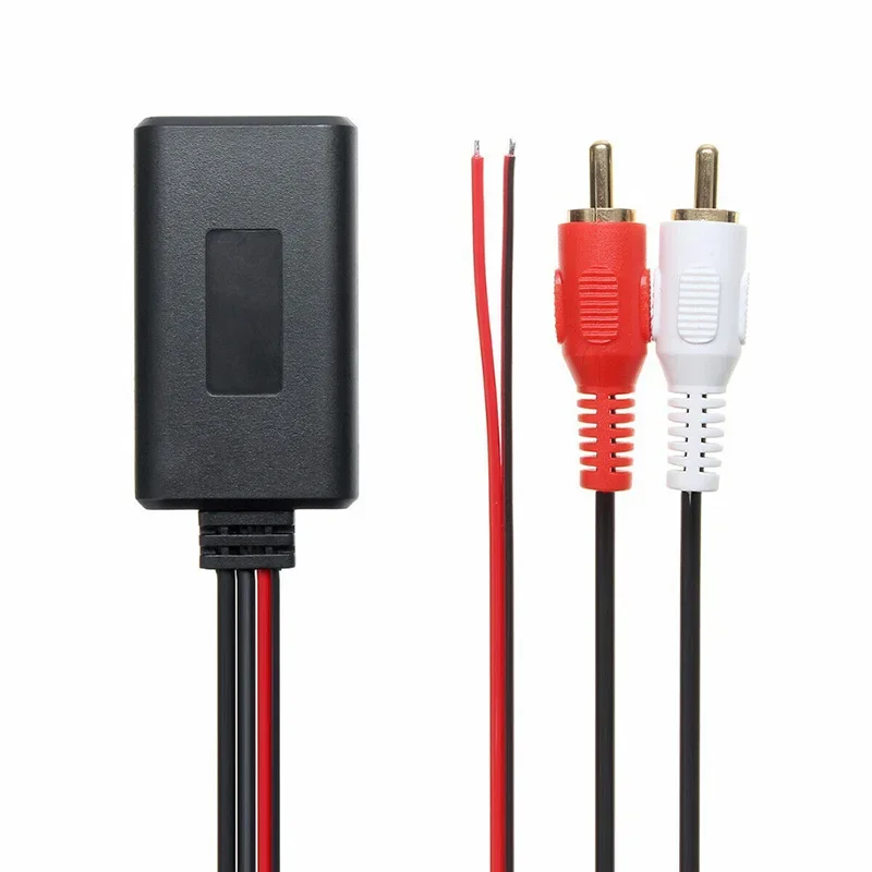 Car Wireless 2 RCA Bluetooth Receiver Module AUX Adapter Music Audio Stereo Receiver For 2RCA Interface Vehicles