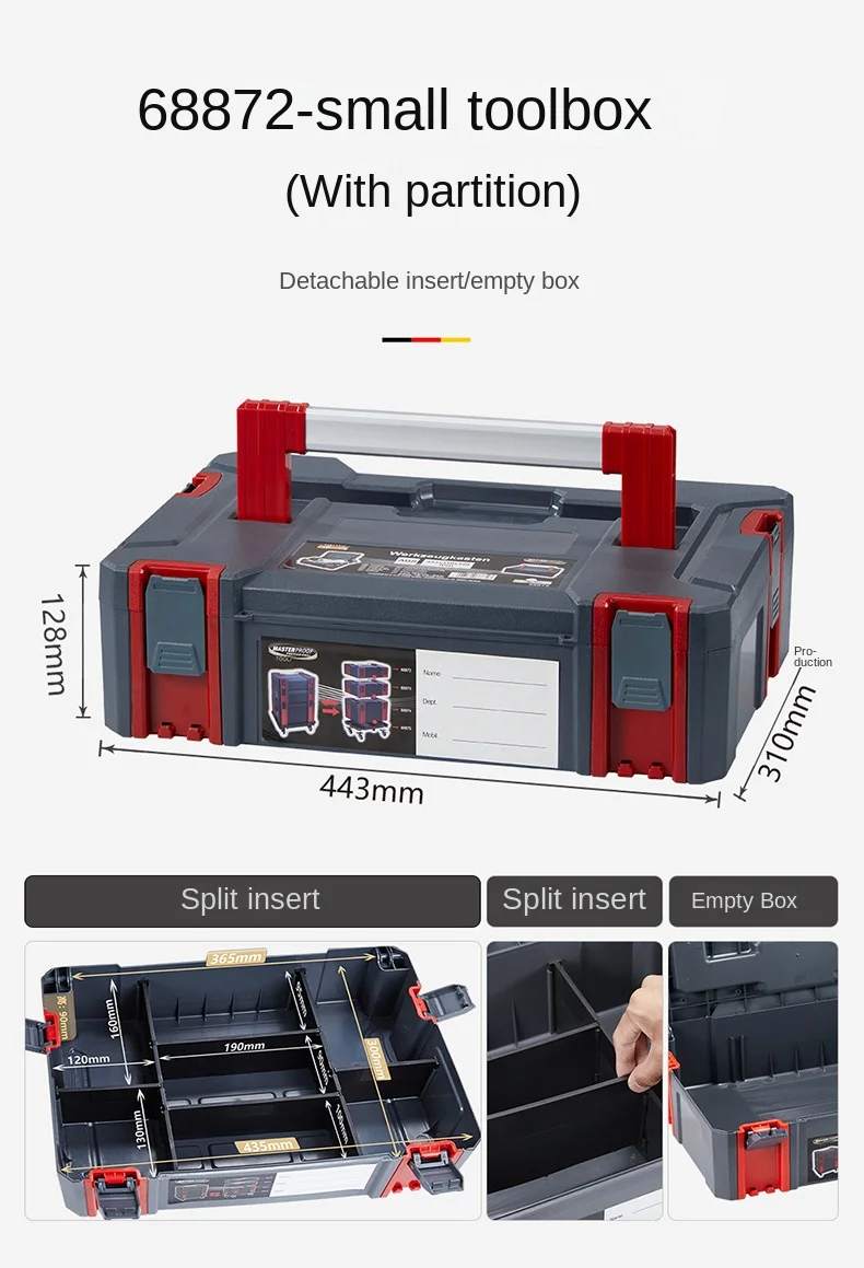 Toolbox Combination Repair Multi-layer Portable Wheeled Toolbox Storage Box Fishing Box Toy Box Multifunctional