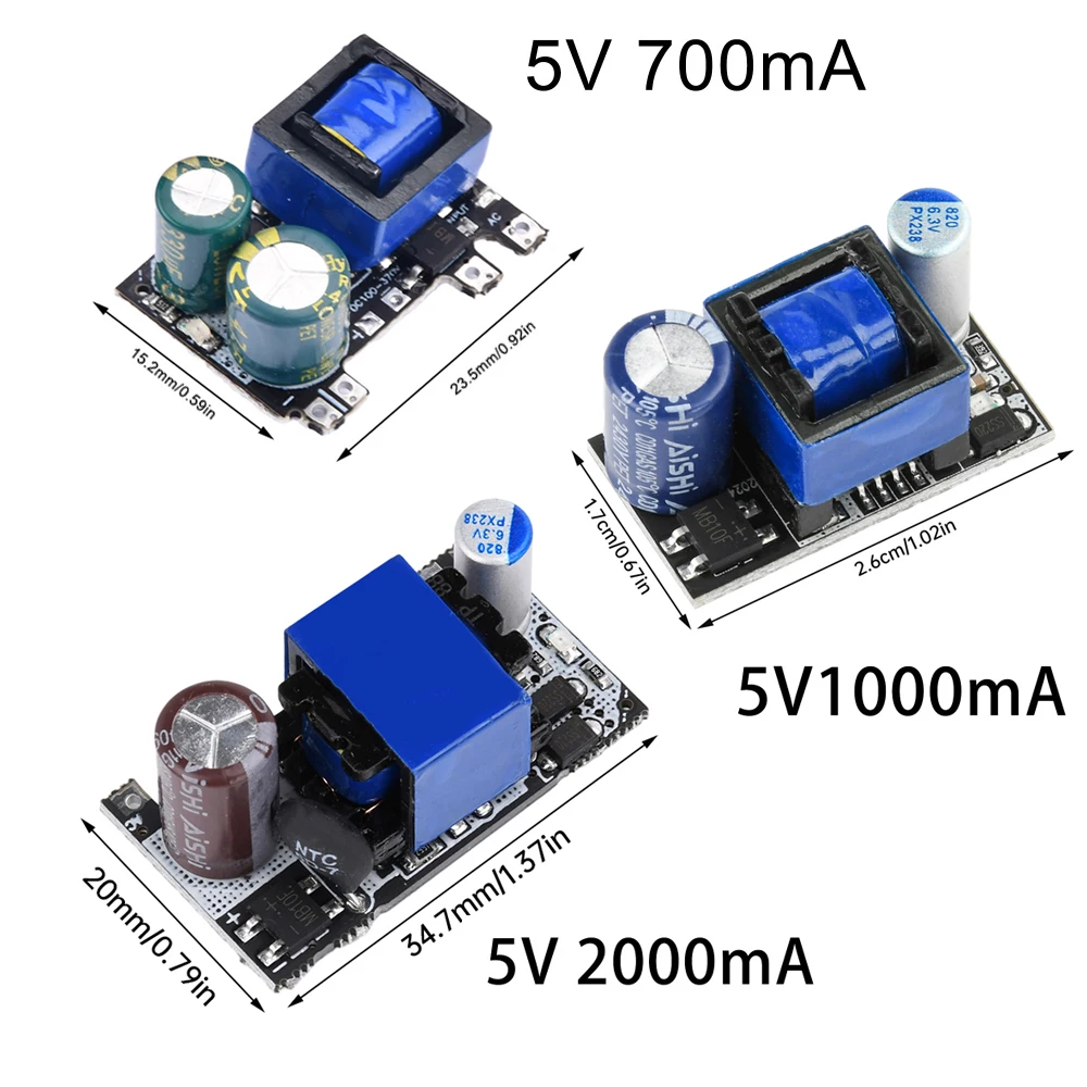 �y�Z�[�����zAC-DC 5V 700mA/1000mA/2000mA 12V 300/1000MA �����~���R���o�[�^ AC 220V ���� 5V DC �~���ψ���d�����W���[��
