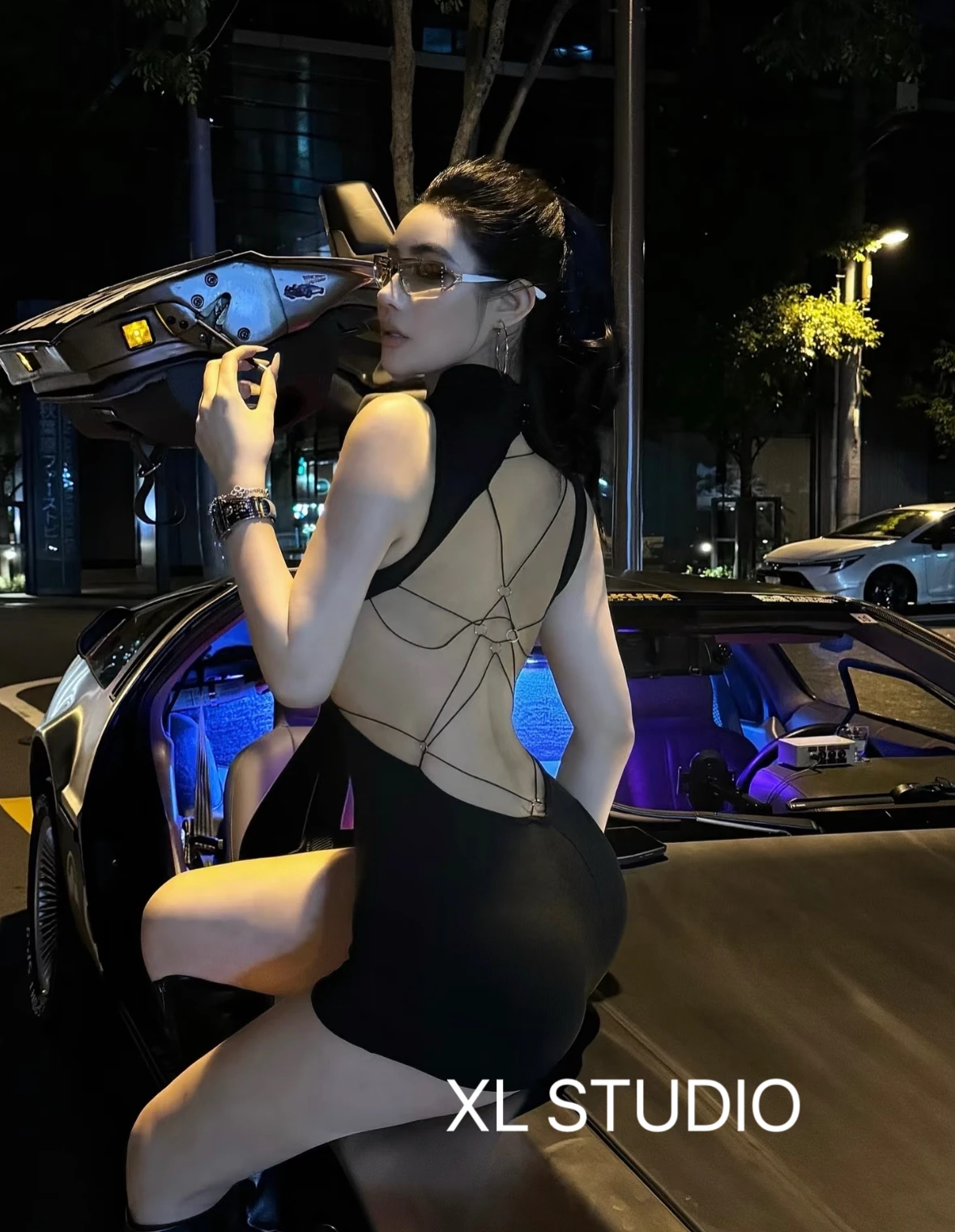 

Летний модный дизайн, сексуальная цепочка, подвесной комбинезон для горячих девушек, закрывающий ягодицы, женский комбинезон с высокой талией, прямая нога