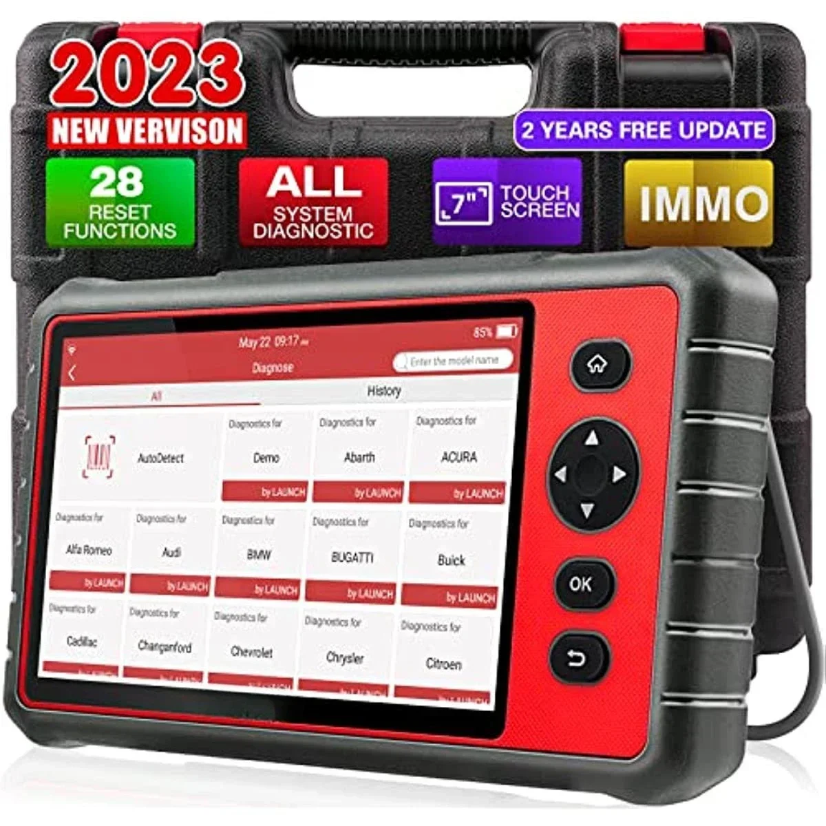 Automobile fault decoder diagnostic instrument
