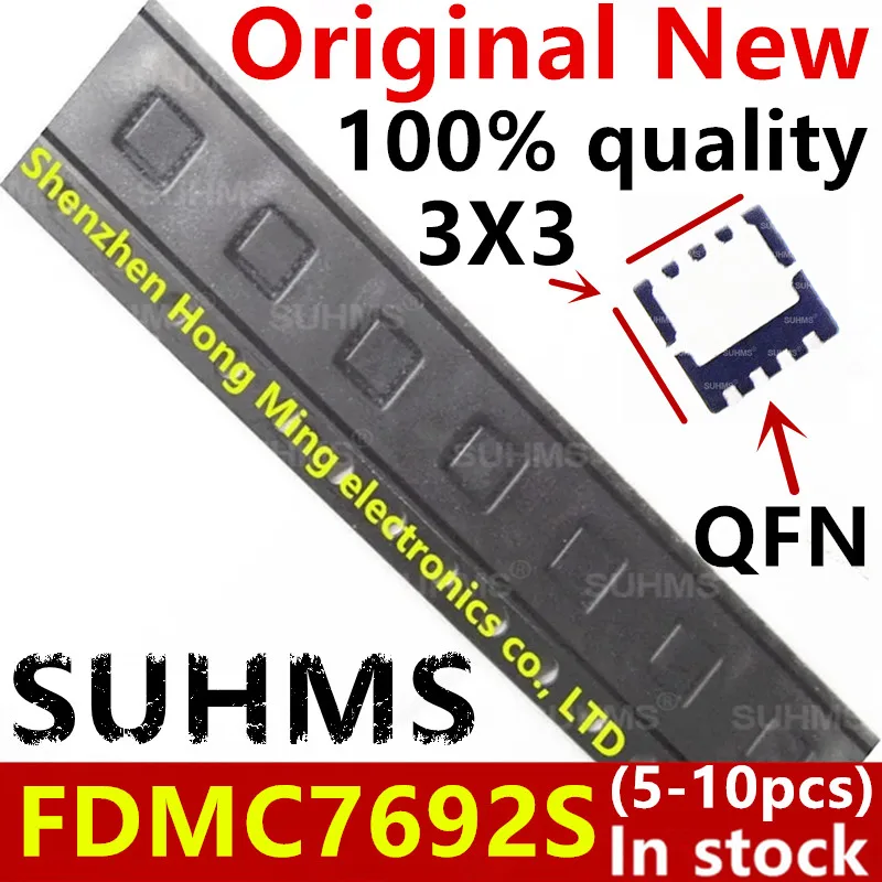 

(5-10 шт.) Новый FDMC7692S 7692S QFN-8