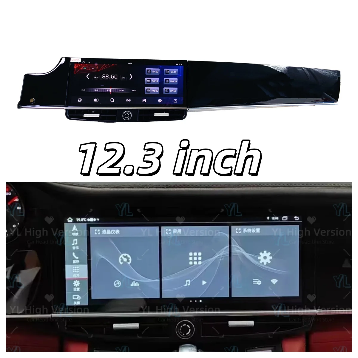 For Porsche Panamera 2010-2016 Upgrade Interactive 12.3” Screen Intelligent System Navi GPS Car Multimedia Player CarPlay BT 5.0