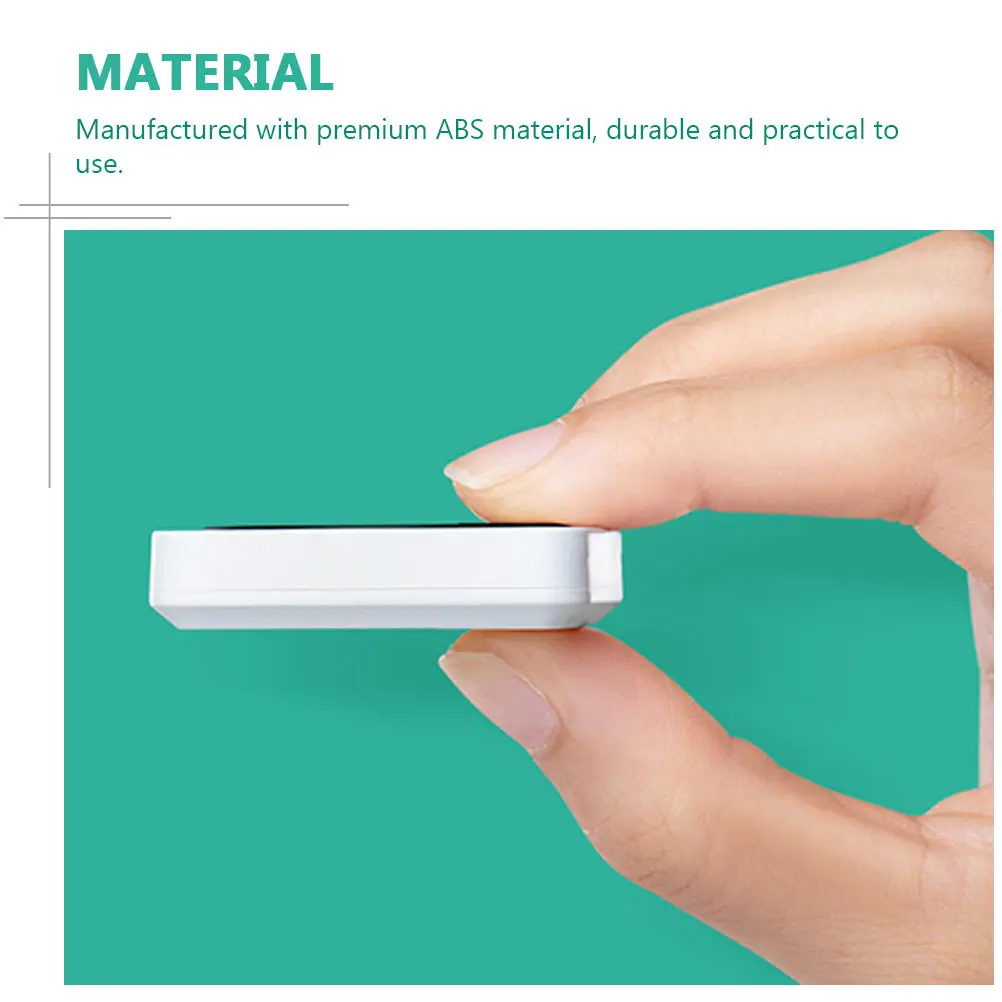 

Fish Tank Mini Water Thermometer Digital Screen High Precision 0-60℃ Durable Abs Compact Design Led Display Stick On Thermometer