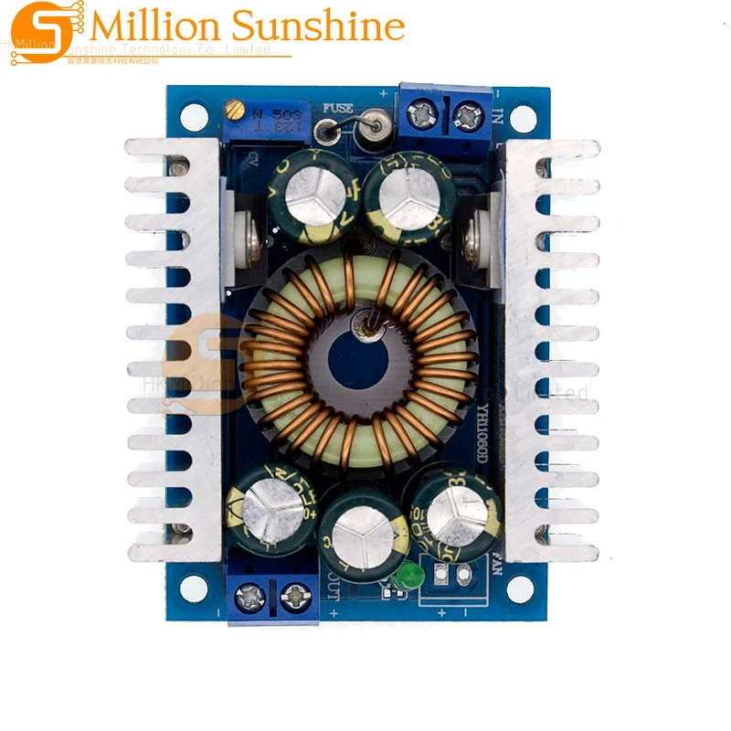 12A Module d'alimentation DC-DC Haute Puissance Basse Ondulation Réglable 95% Efficace Step-down Tech 5-40V à 1.2-36V