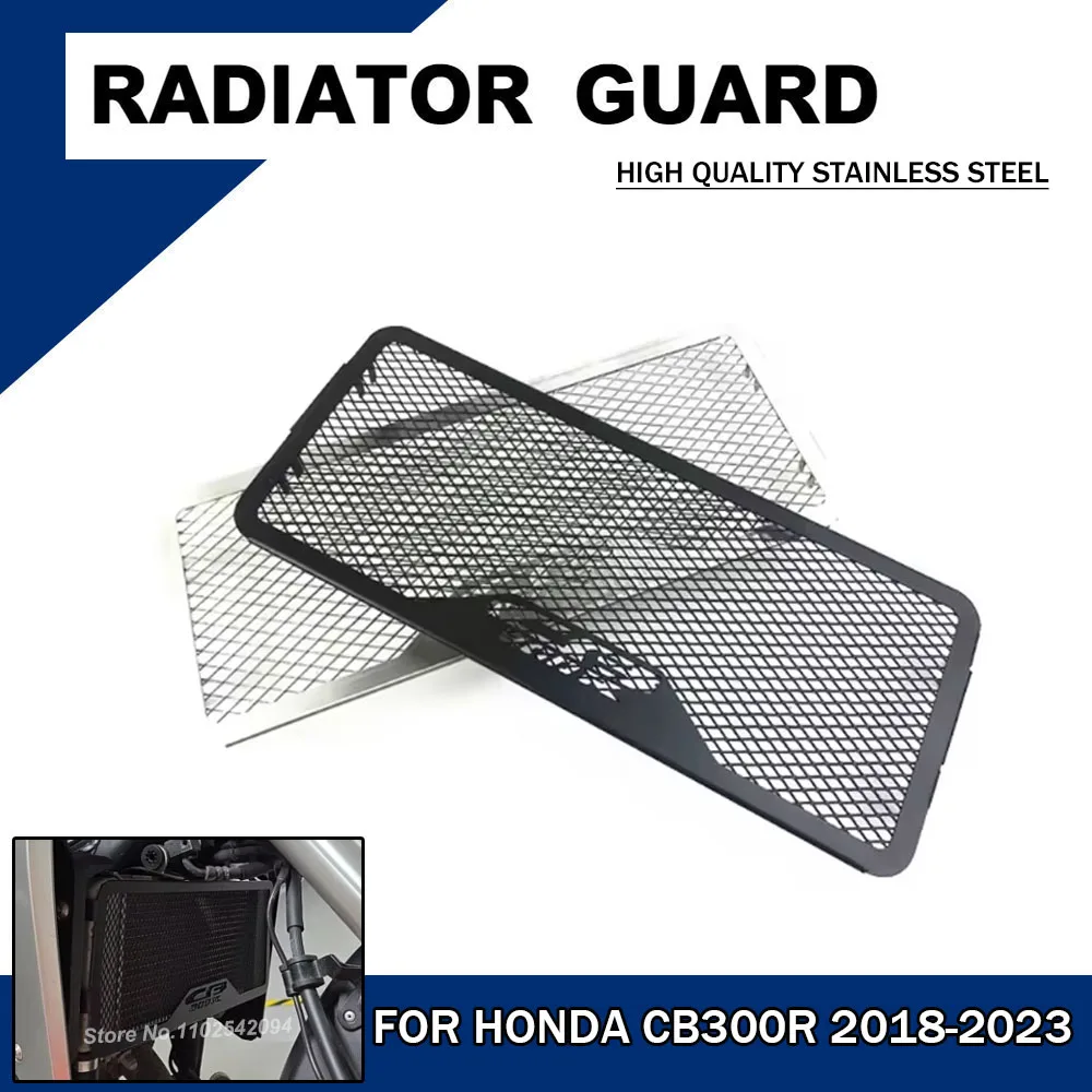 For Honda CB300 R 2022 2023 CB 300R Motorcycle Radiator Guard Grill Cover Water Tank Cooler Bezel Protector For CB300R 2018-2021