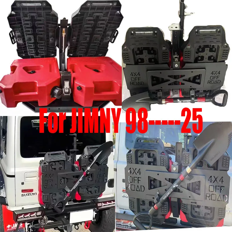Tailgate Equipment For Jimny 98-25 Integrated Offroad Exterior Accessories With Fuel Tank Non destructive installation