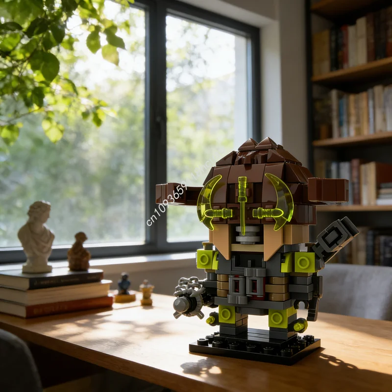 175pcs MOC Doom Cultist Slayer Brickheadz Model Building Blocks Construction Toys Festival Gift Idea Education Brick