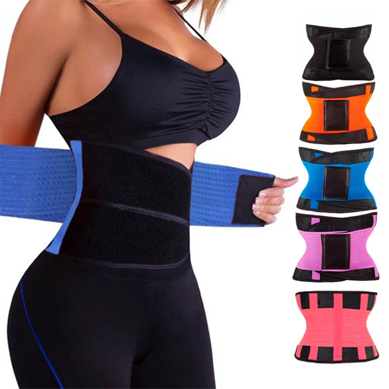 Entrenador de cintura para mujer, corsé adelgazante de Abdomen, faja deportiva, cinturón de ejercicio, Ayuda de entrenamiento, gimnasio, deportes en