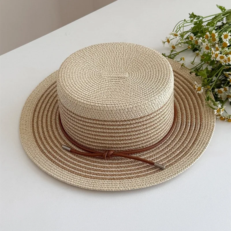 USPOP Straw Hat and Bag Set for Women Summer Wide Brim Sun Hat Large Capacity Beach Tote Vacation Matching Set