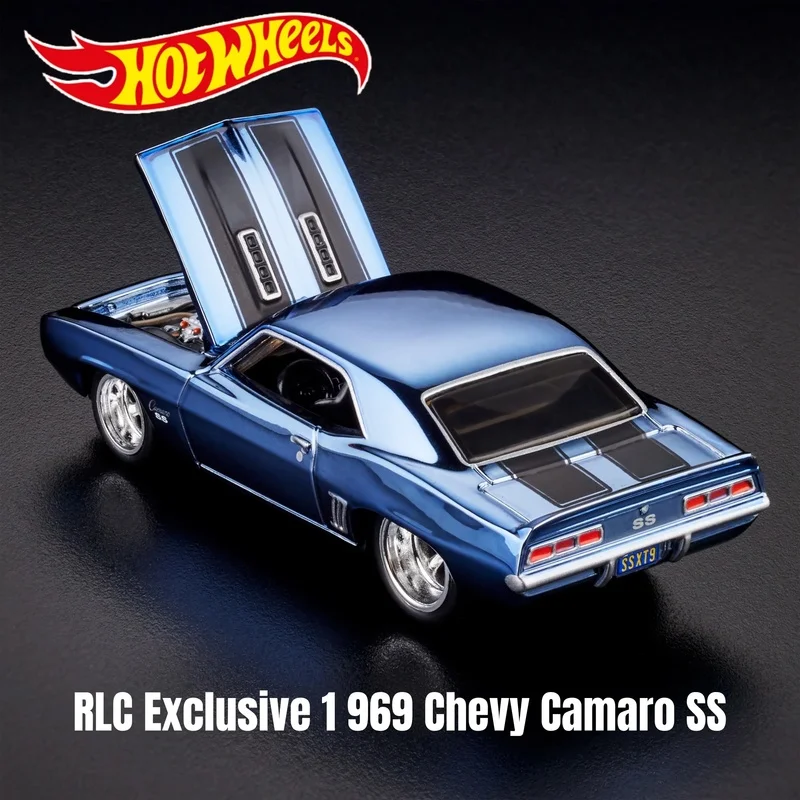 

Новые оригинальные Hot Wheels Rlc 1/64 1969 Chevy Camaro Ss, имитация модели автомобиля, игрушечный автомобиль для любителей коллекционных предметов на складе