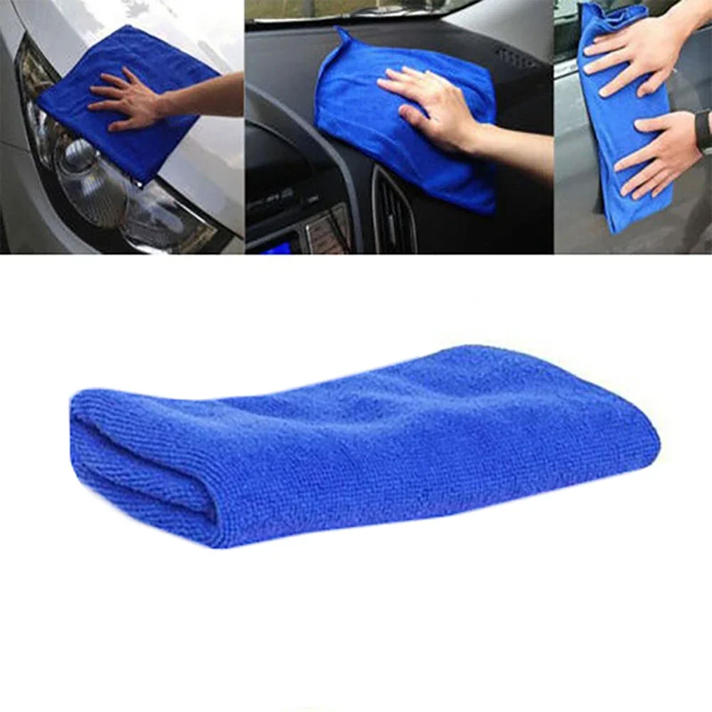 Easy Clean 25*25cm Car Wash Microfiber Towel Car Cleaning Drying Cloth Car Care Cloth Detailing Car Wash Towel Never Scratch