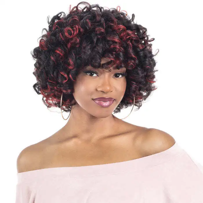 

Полный парик из синтетических волос Shake N Go Natural Me — FLEXI-ROD CURL