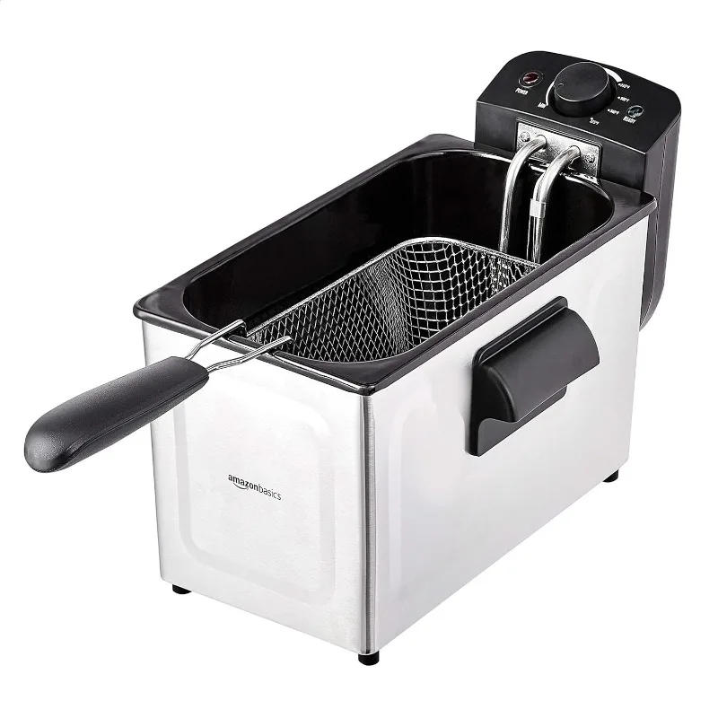 3 Liter Electric Deep Fryer, Stainless Steel