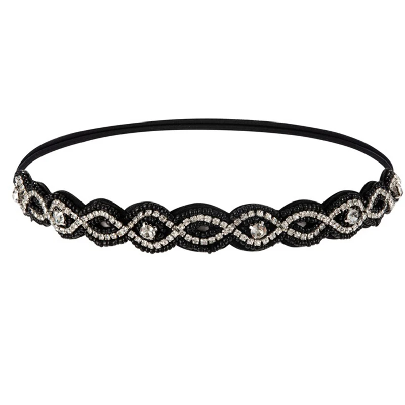 Ethnische Vintage Bohemian PerlenElastisches Stirnband Haarband Haarschmuck – Detail 5