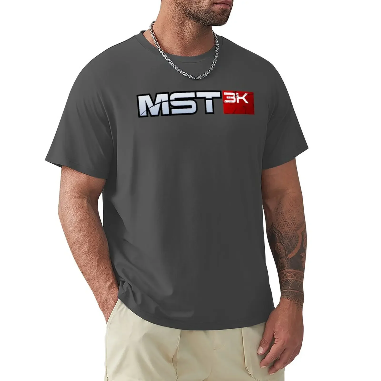 MST3K - Mass Effect T-Shirt tees summer clothes vintage Men's t-shirts