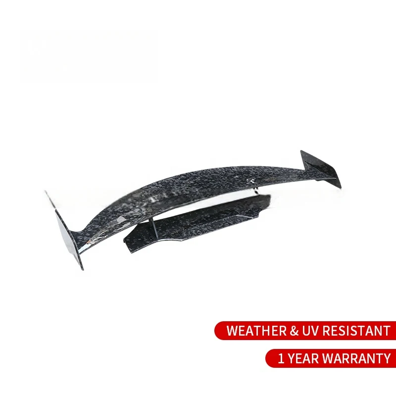 High Quality Style Dry Carbon Fiber Racing Rear Spoiler Wing Sports Car Gloss Easy Installation Exterior Auto Part